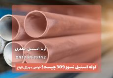 لوله استیل نسوز 309