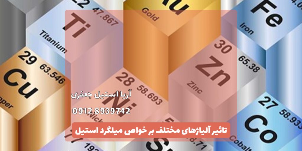 تاثیر آلیاژهای مختلف بر خواص میلگرد استیل